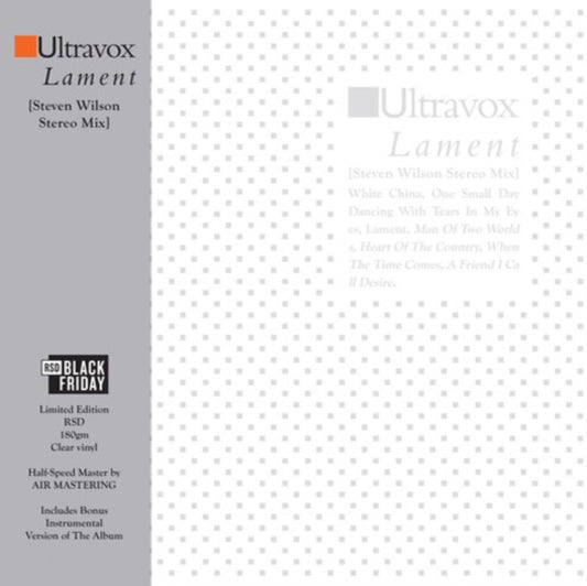 Ultravox - Lament (Steven Wilson Stereo Mix|Black Friday 2024)