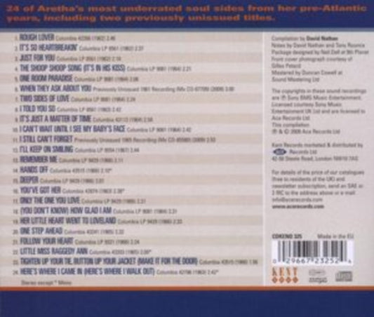 Franklin, Aretha - Just A Matter Of Time: Classic Columbia Recordings 1961-1966