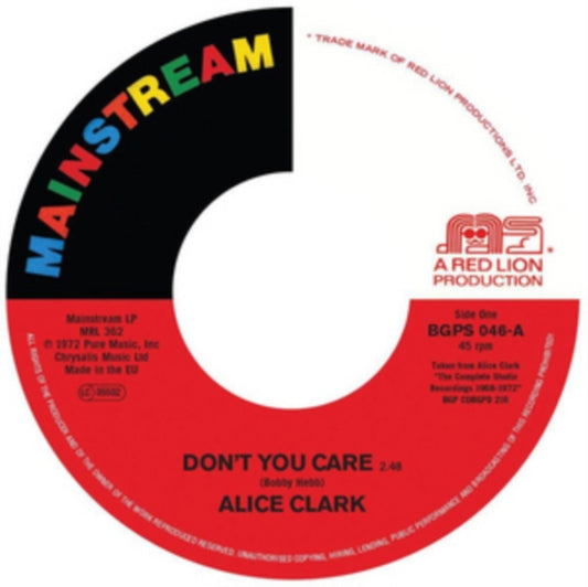 Clark, Alice - Don't You Care / Never Did I Stop Loving You
