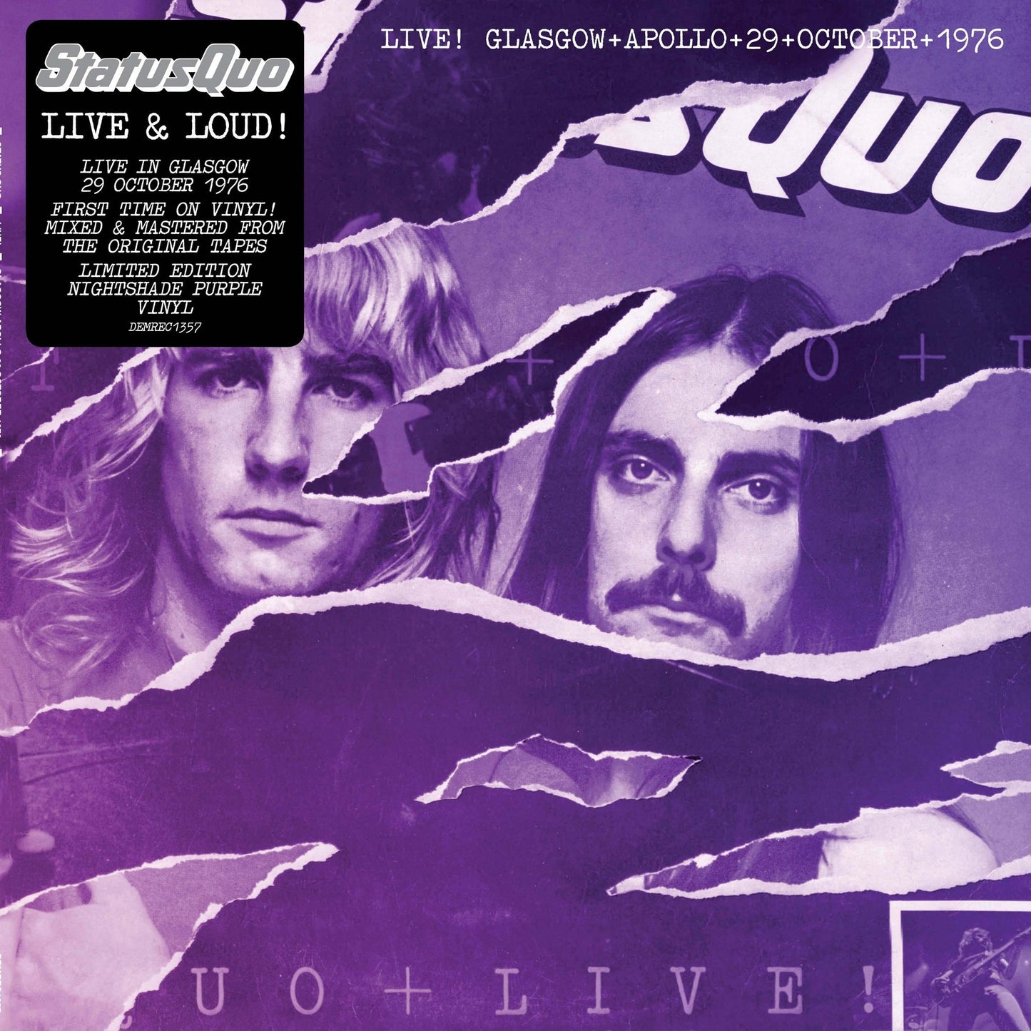 Status Quo - Live In Glasgow 29th October 1976