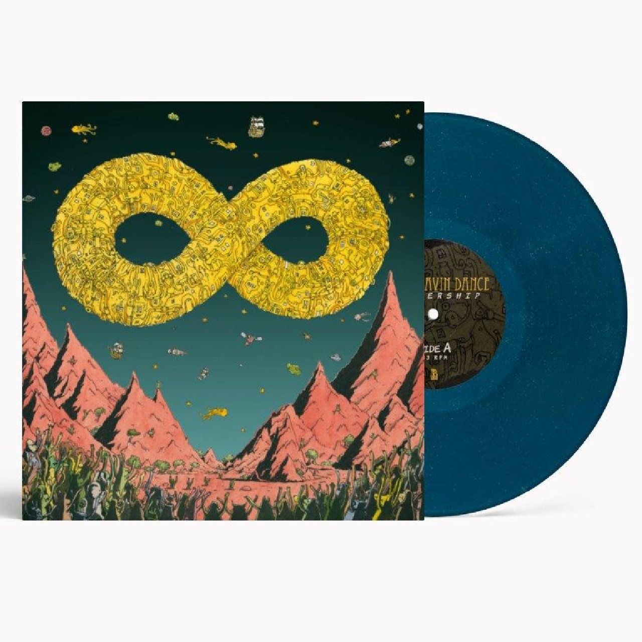 Sea Blue Glitter LP