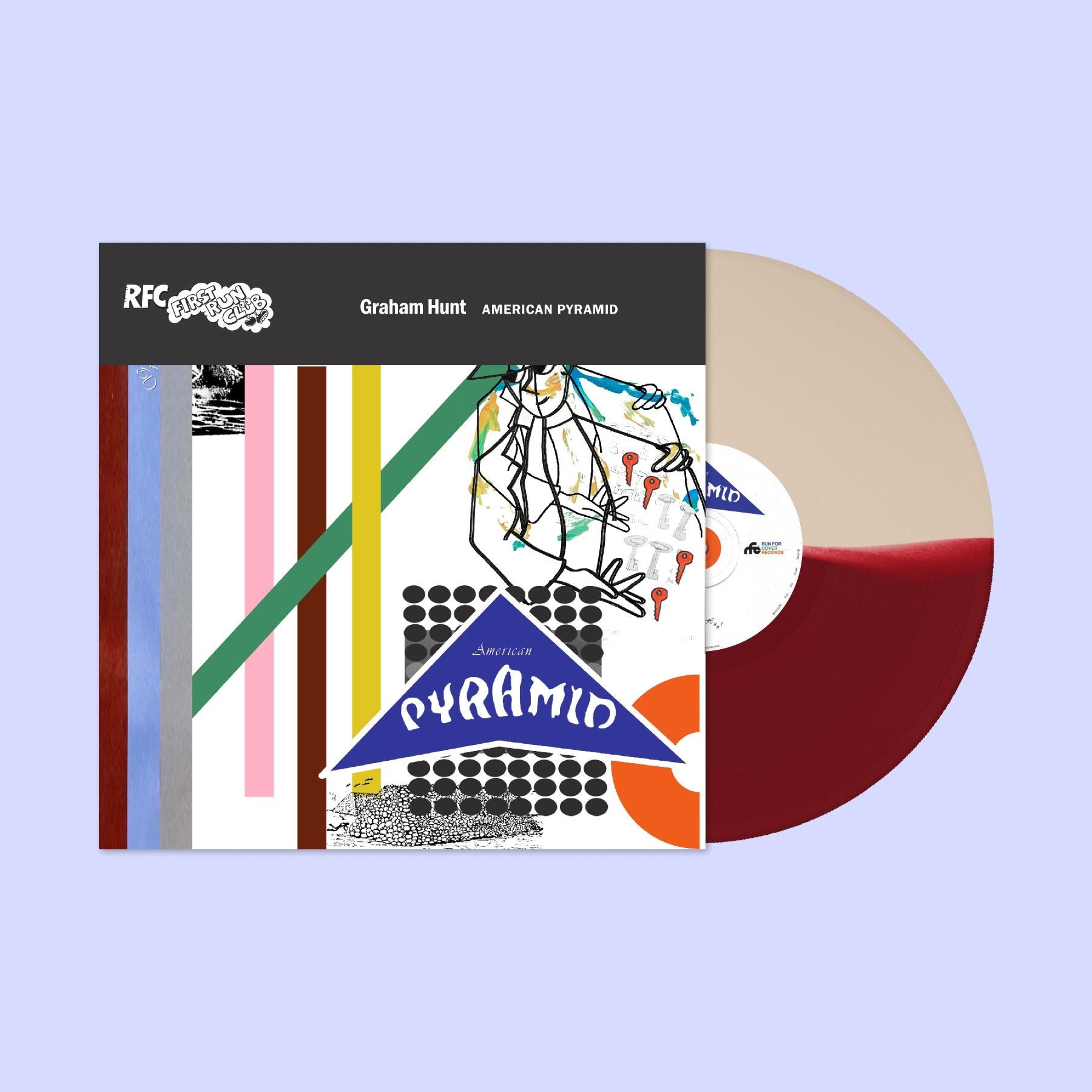 First Run Club Red & White LP + CD Sampler + Poster + Stickers + Obi Strip
