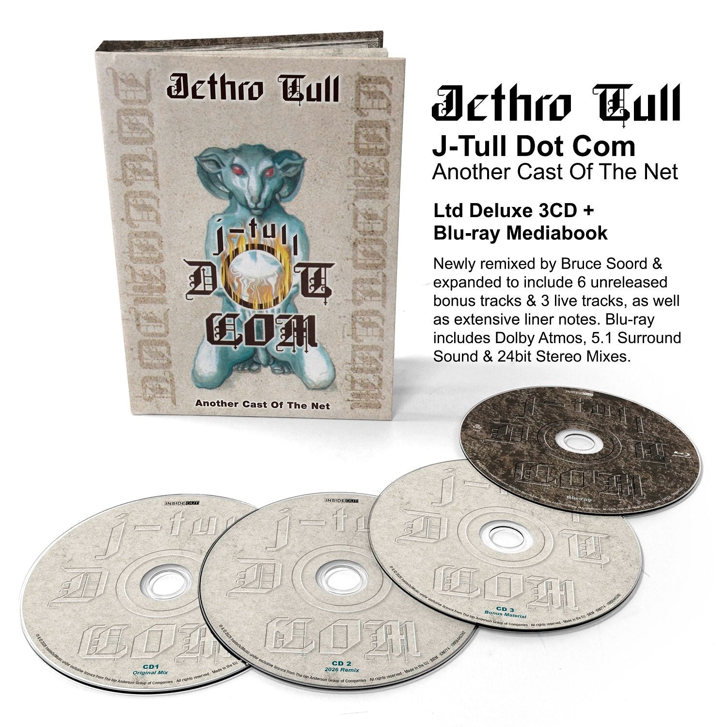 3CD + Blu-Ray Bookset