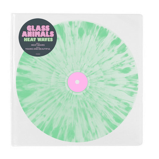 Clear & Green Splatter 7"