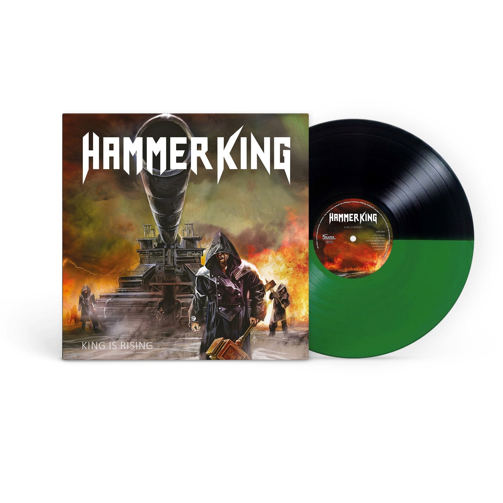 Split Black and Green LP