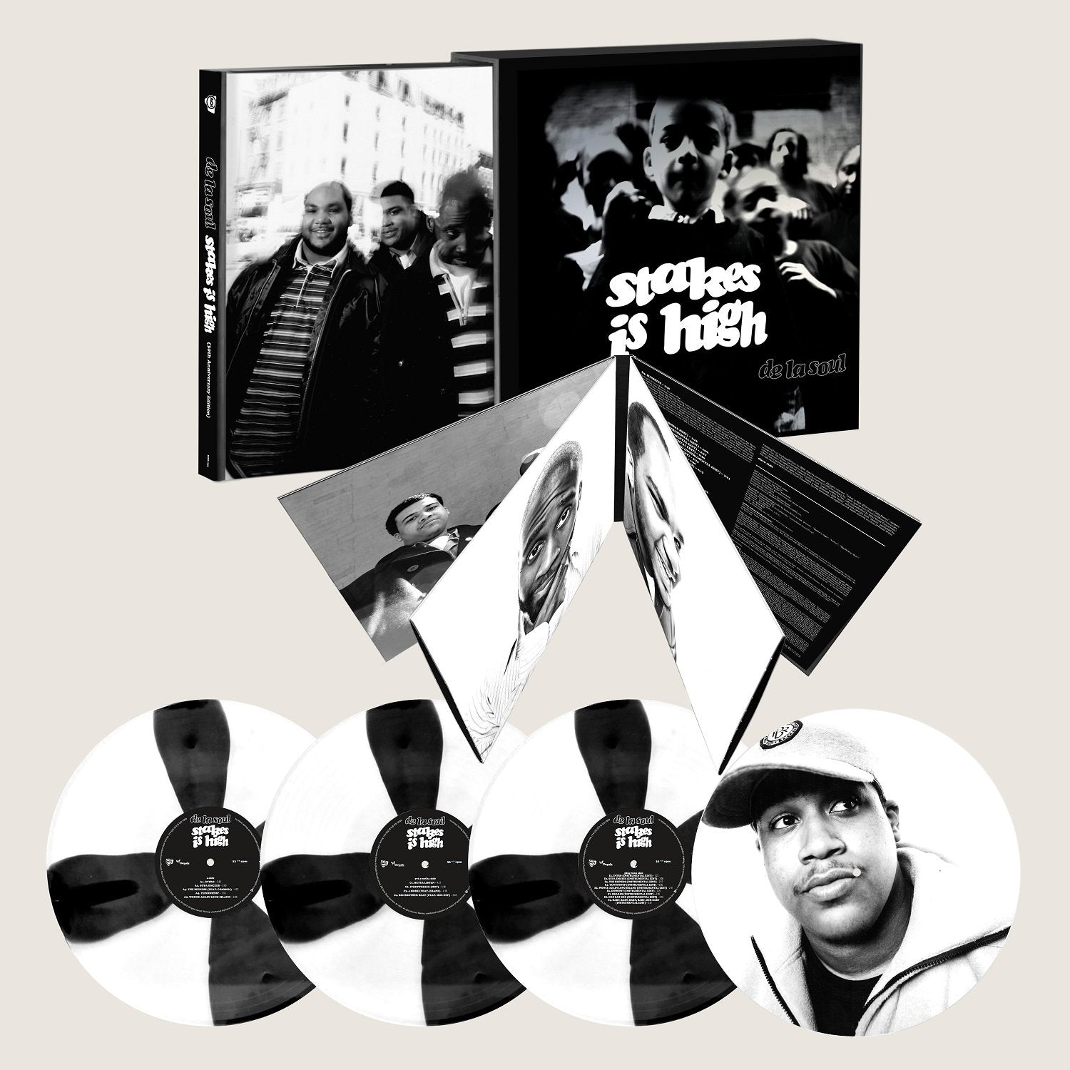 Spoked Black & White & Dave Print 4LP Boxset + Book