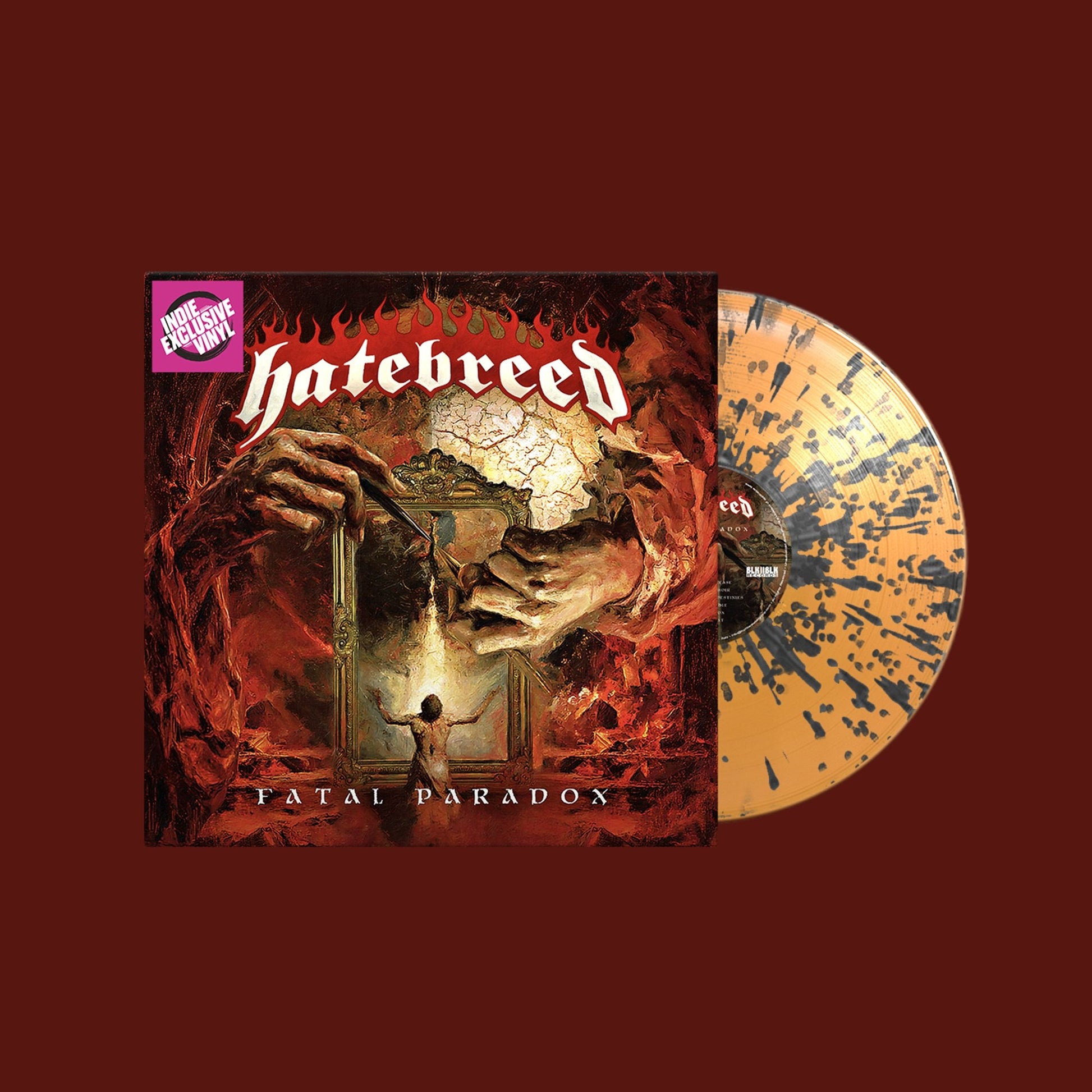 Orange & Black Splatter LP