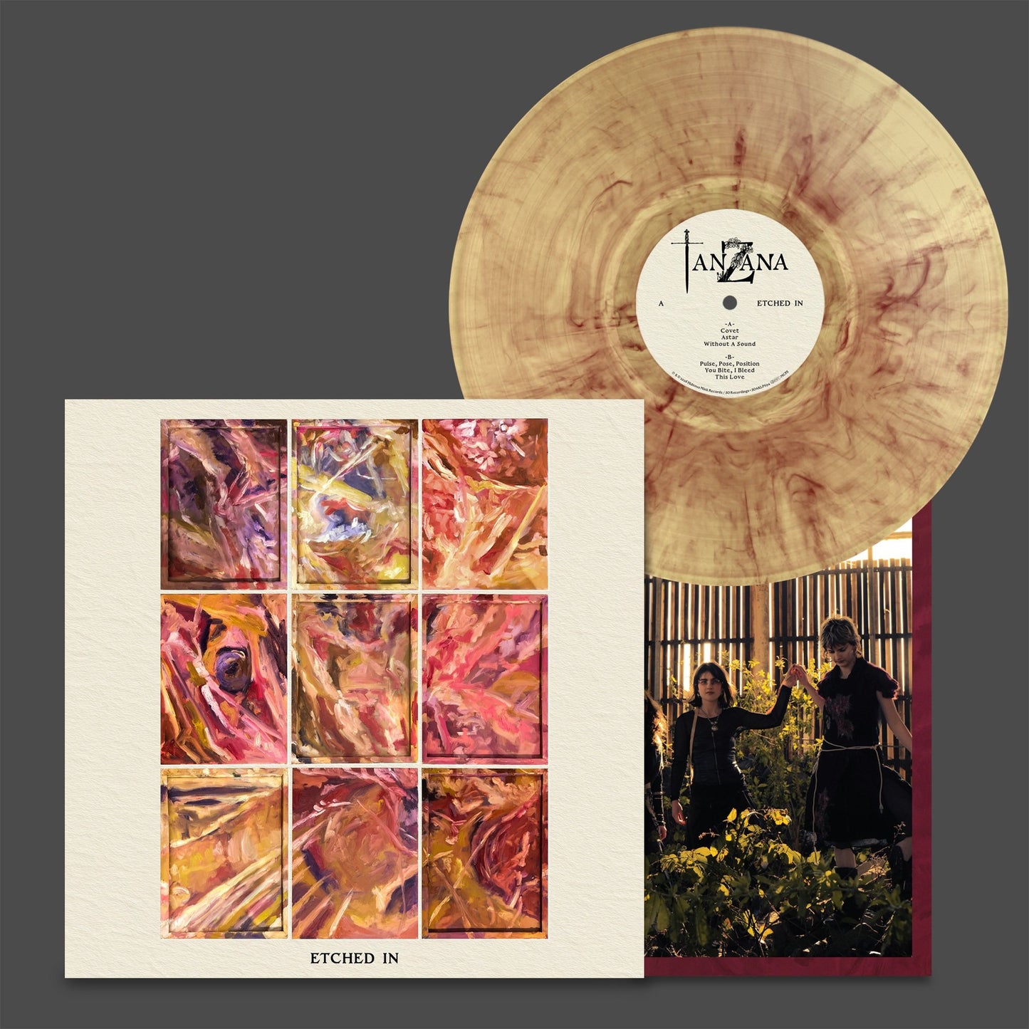 Cream & Burgundy 12" EP