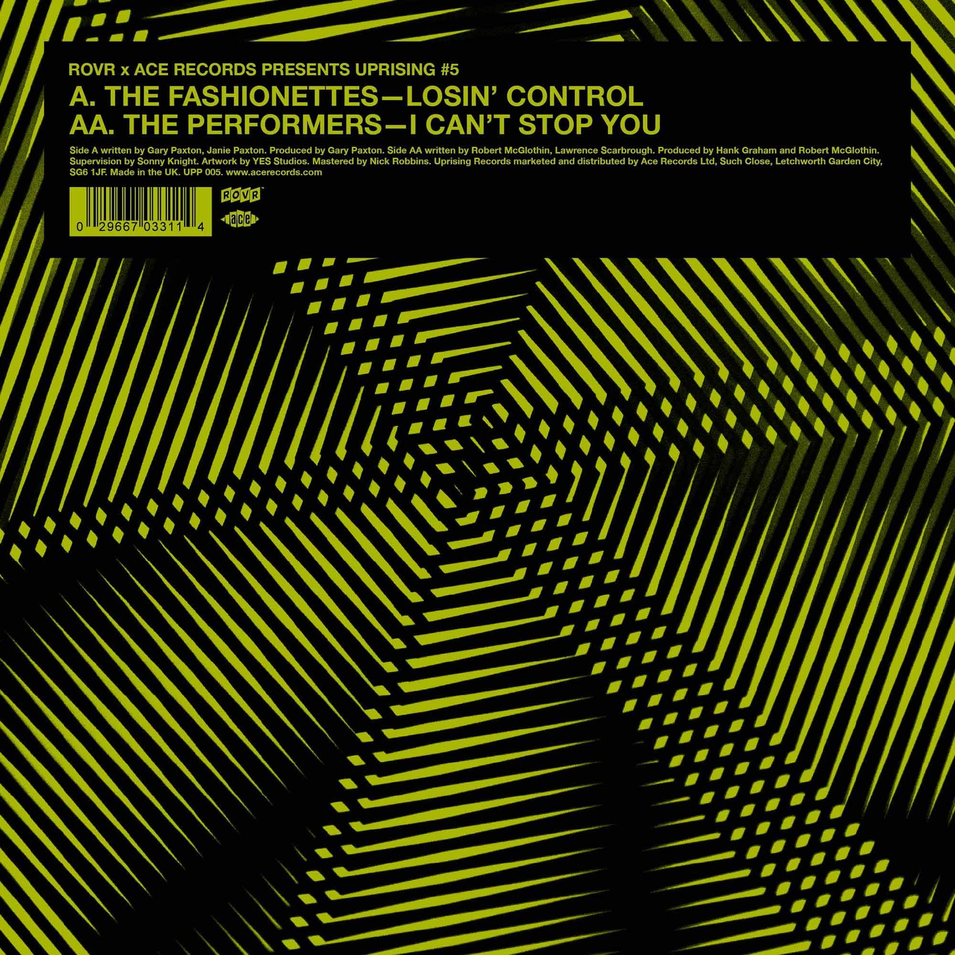Fashionettes, The / The Performers - Losin Control / I Can't Stop You