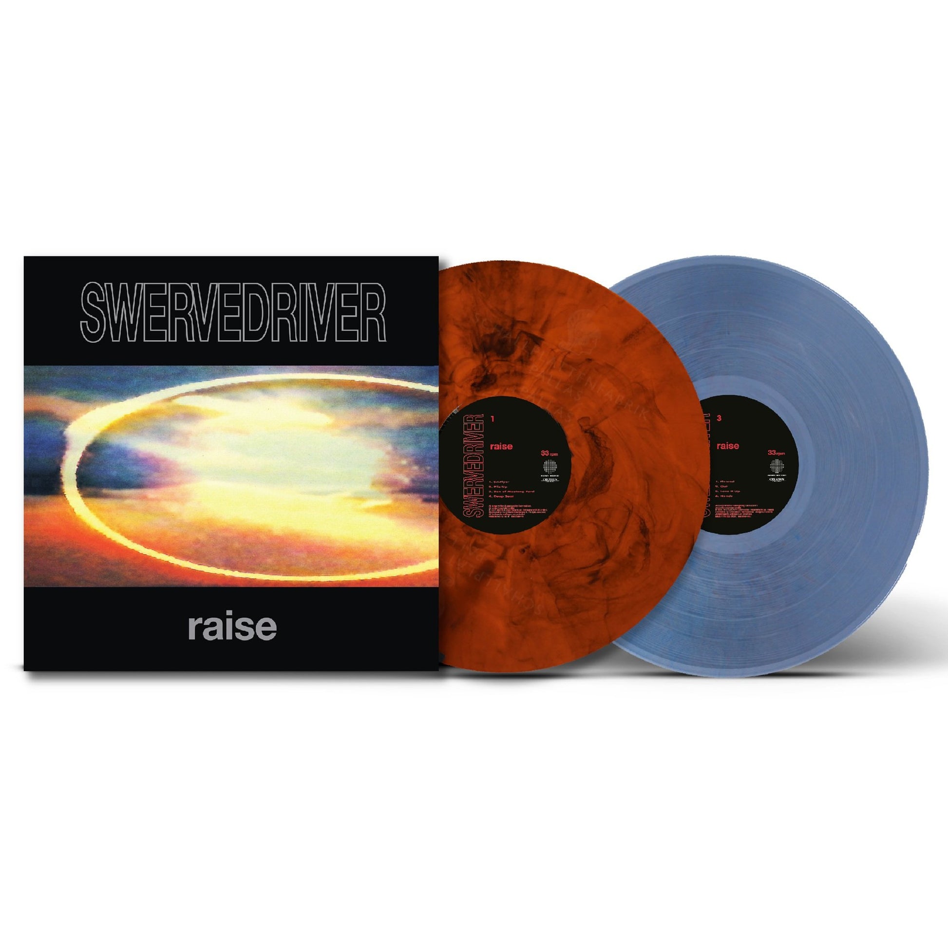 Neon Orange & Clear Blue 2LP