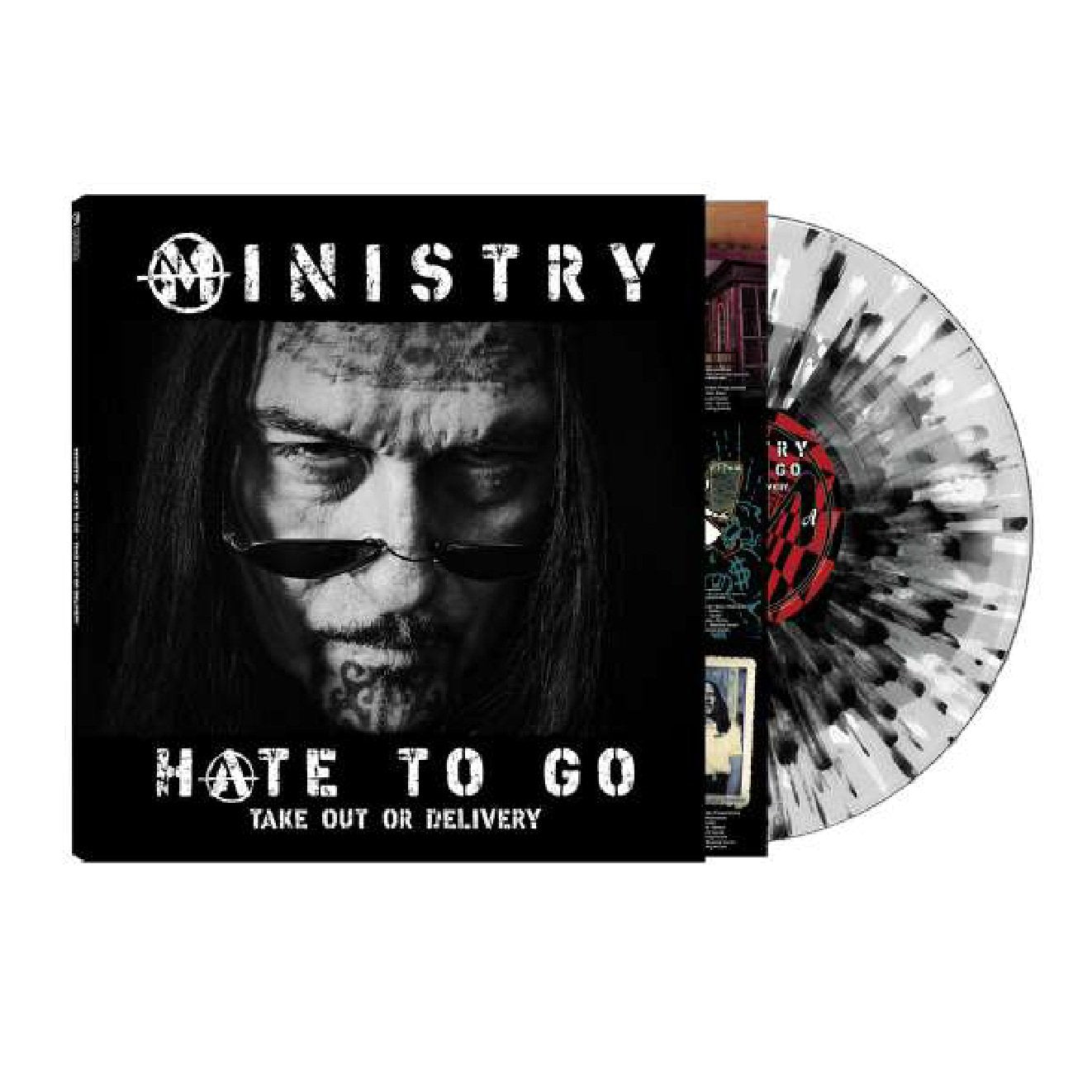 Black & Silver Splatter LP