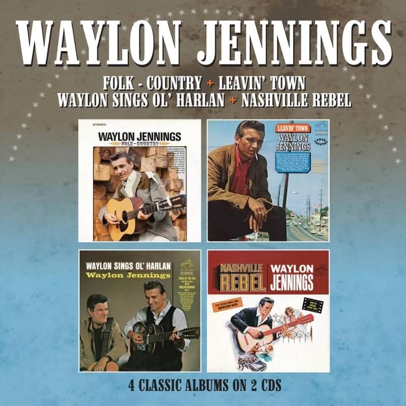 Jennings, Waylon - Folk-Country/Leavin' Town/Waylon Sings Ol' Harlan/Nashville Rebel