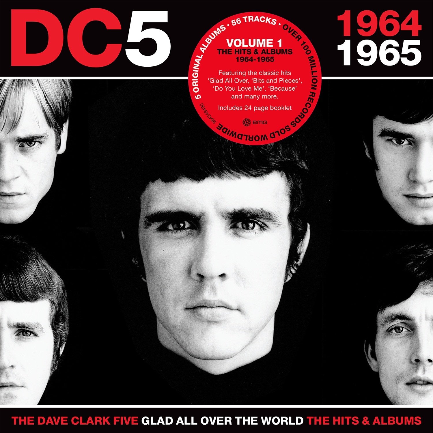 Clark, Dave Five, The - Glad All Over the World - The Hits & Albums (1964-1965)