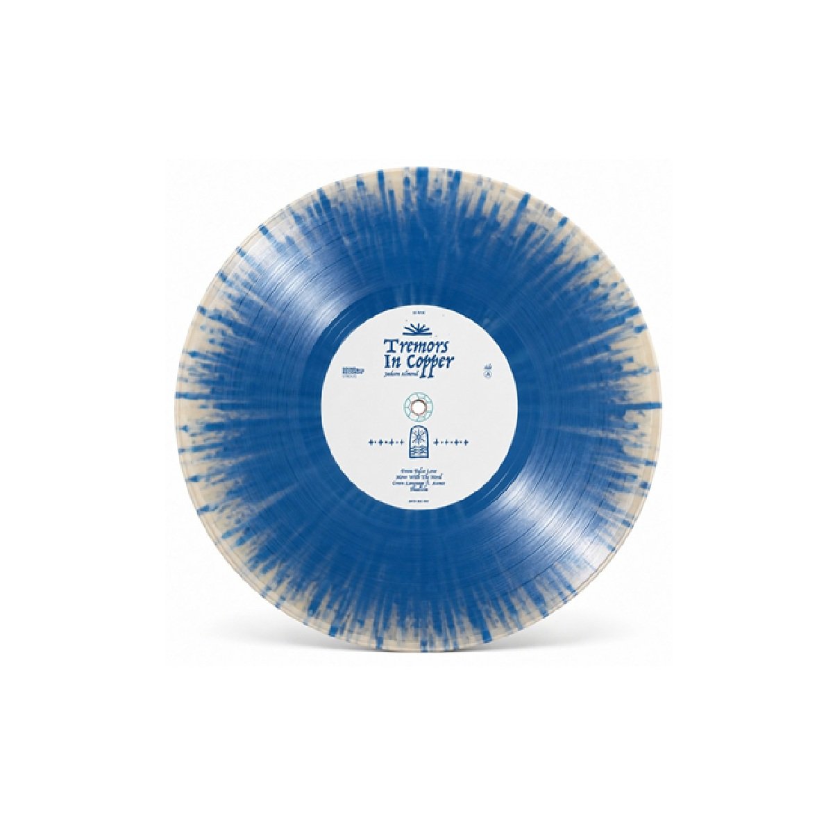 Blue in White Splatter LP