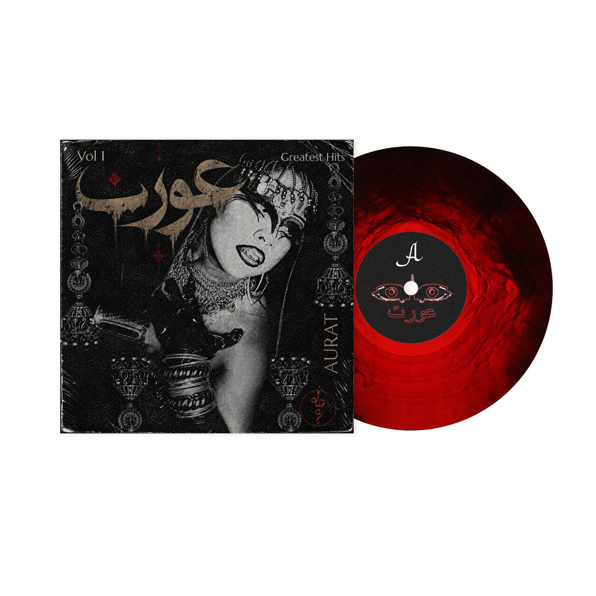 Black & Red Bloodshot LP