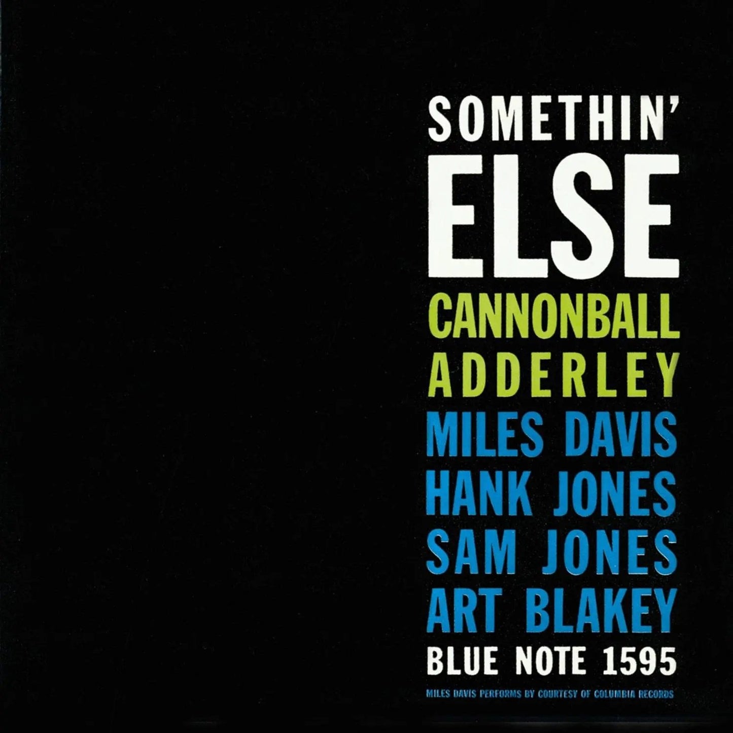 Adderley, Cannonball - Somethin’ Else (Essential Vinyl Series)