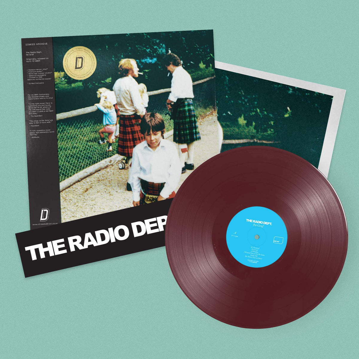 Dinked Edition - Opaque Maroon LP + Poster + Bumper Sticker + Obi Strip 