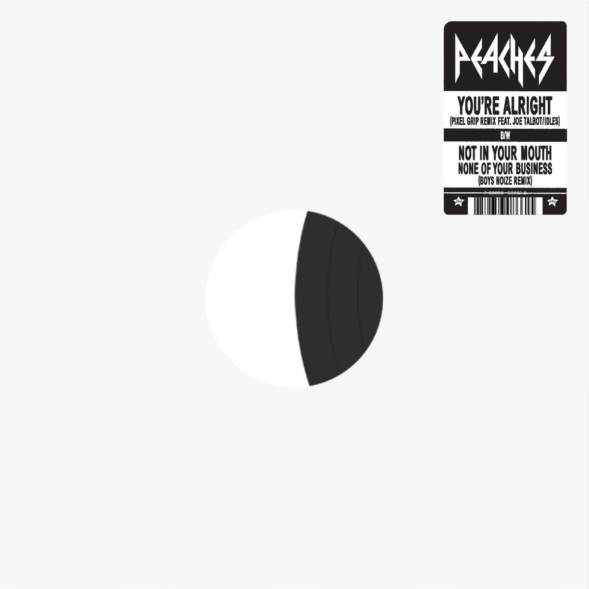 Peaches - Pixel Grip / Boys Noize (Peaches Remix 12")