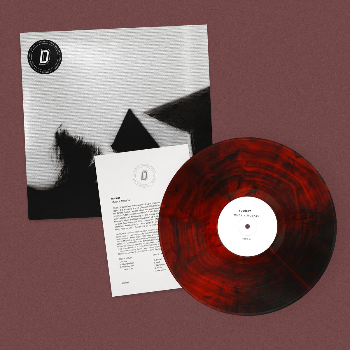 Dinked Edition - Black & Red Marble LP + Insert 