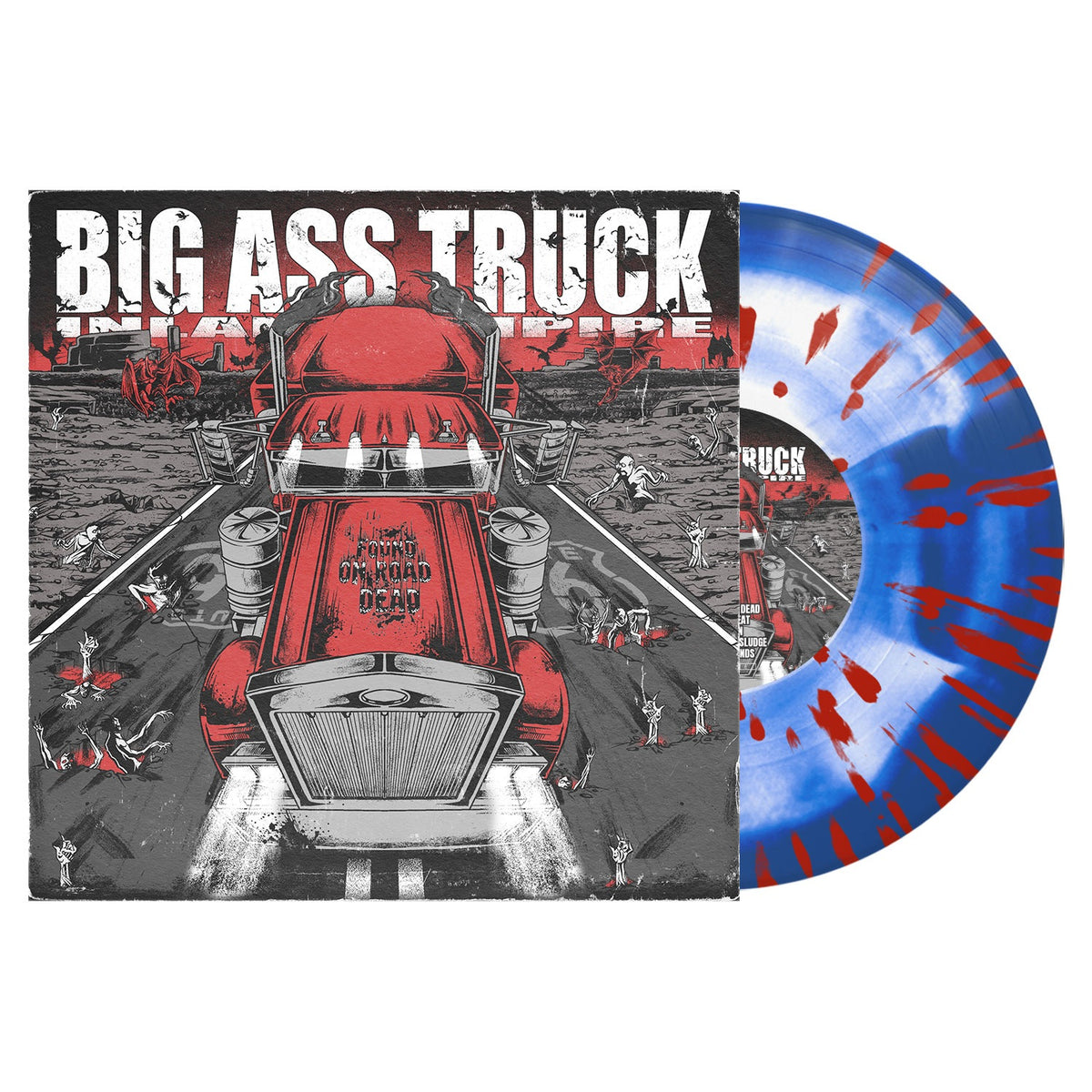 Blue & White with Red Splatter 10" EP