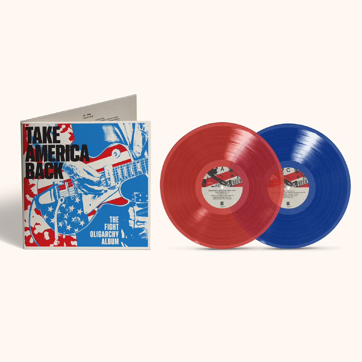 Transparent  Red & Transparent Blue 2LP