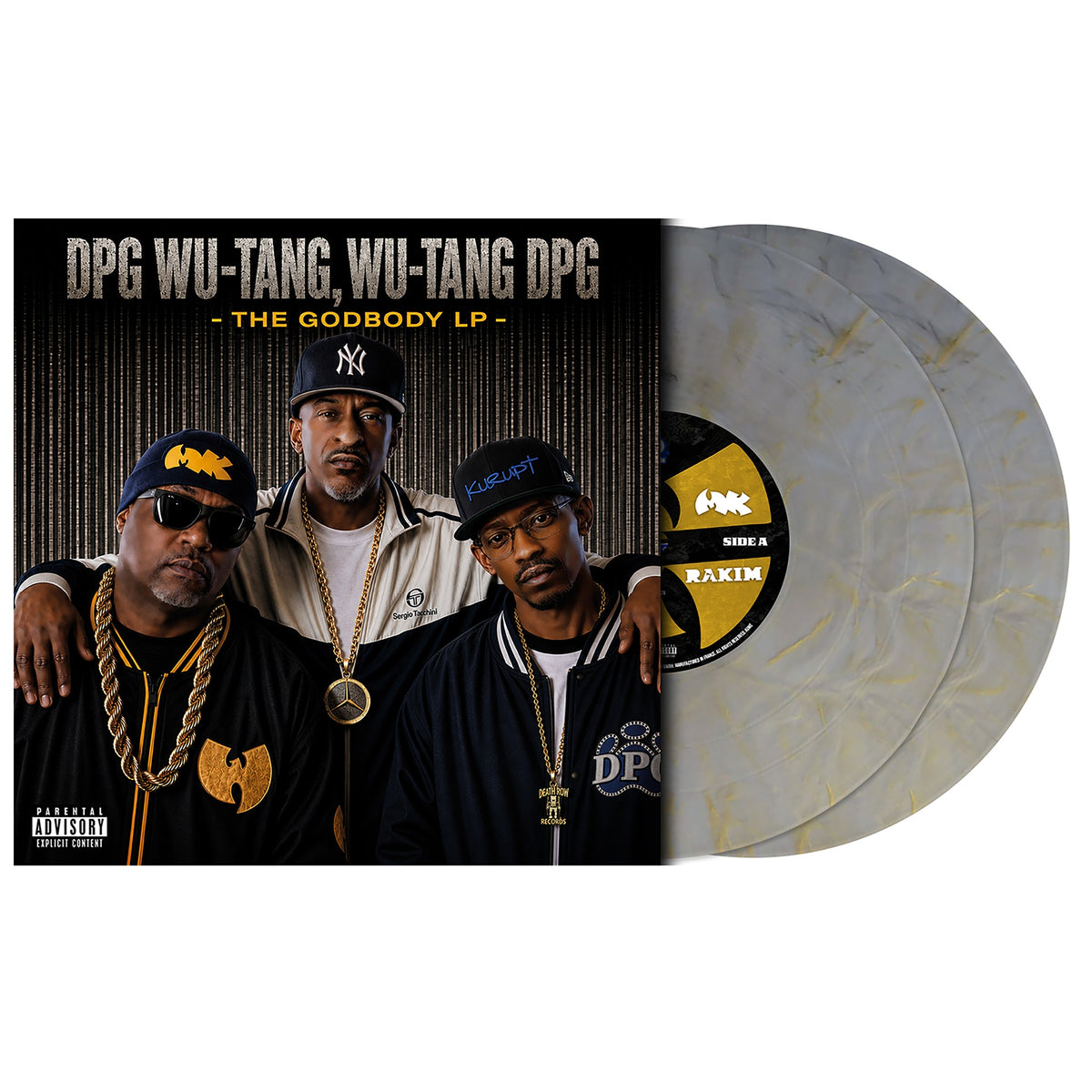 Grey & Yellow Transparent Marble 2LP
