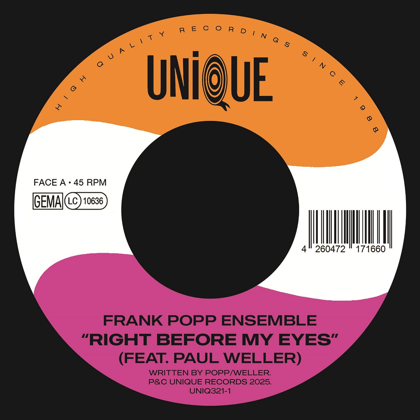 Popp, Frank Ensemble and Paul Weller - Right Before My Eyes (Feat. Paul Weller)