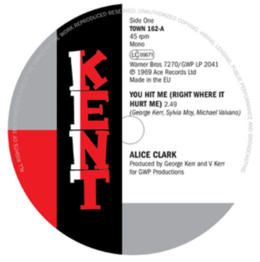 Clark, Alice / The Devones - You Hit Me / I Couldn't Build A World With You (On The Outside)