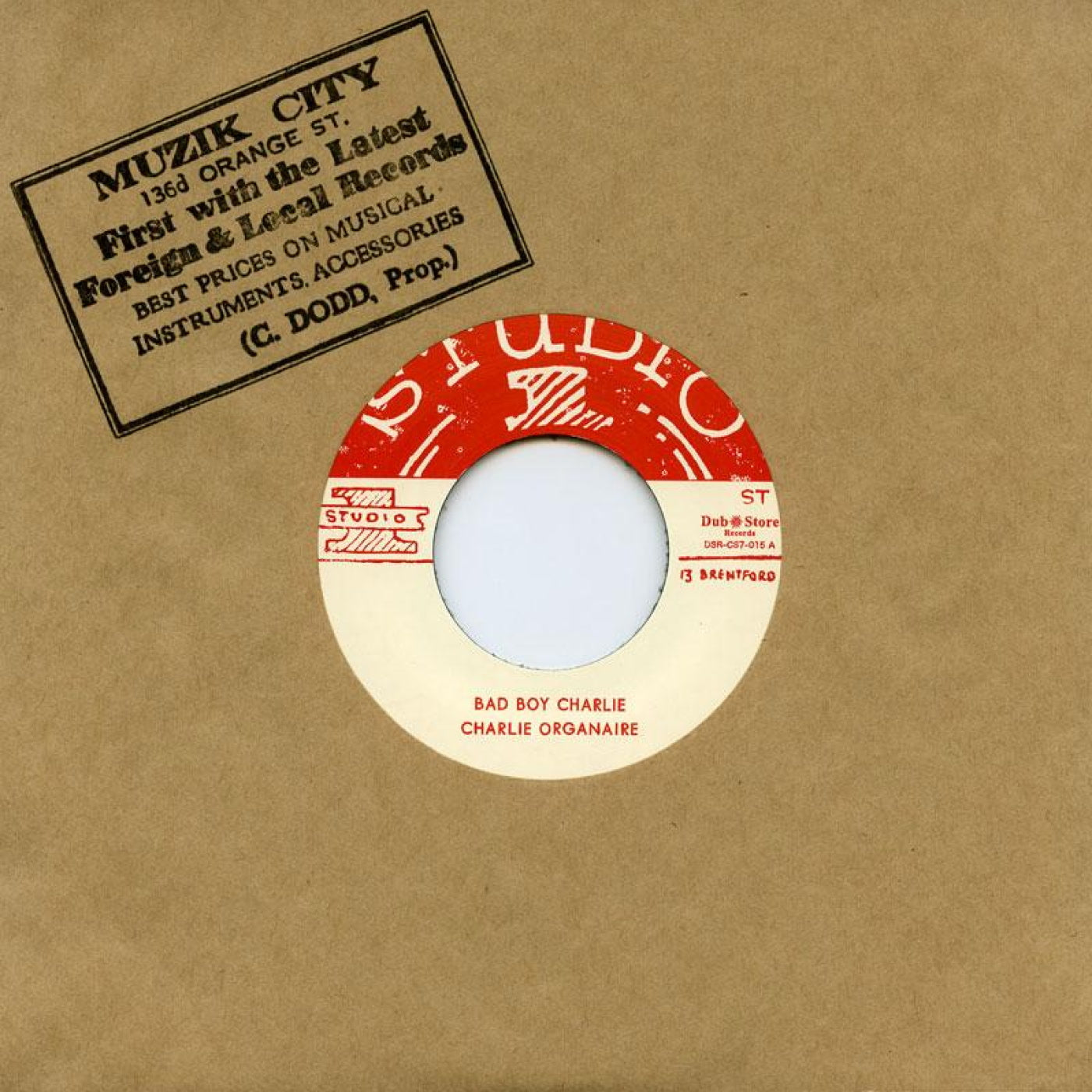 Organaire, Charlie / The Soul Brothers - Bad Boy Charlie / Thunderball