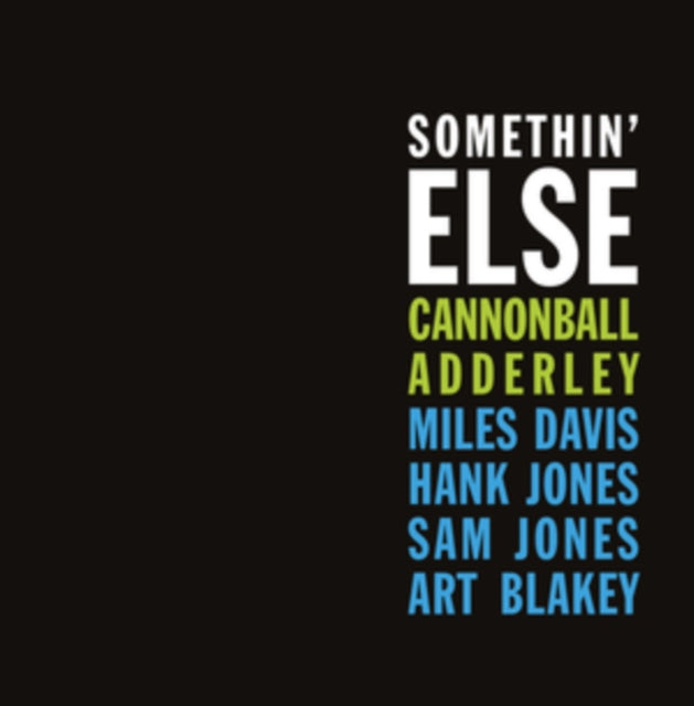 Adderley, Cannonball - Somethin' Else