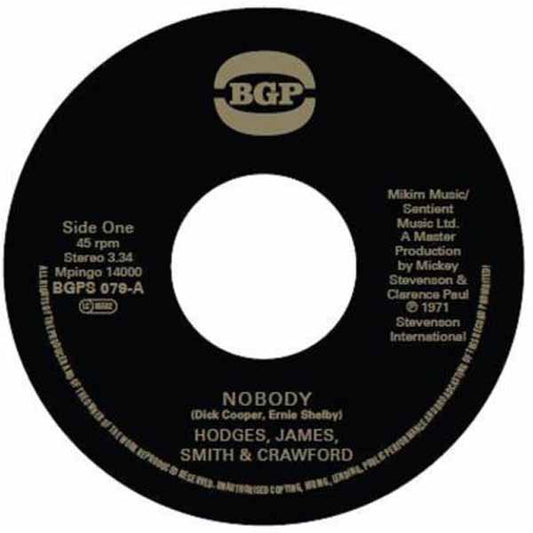 Hodges, James, Smith & Crawford / Hodges, James & Smith - Nobody / It Cracks Me Up (2025 Reissue)