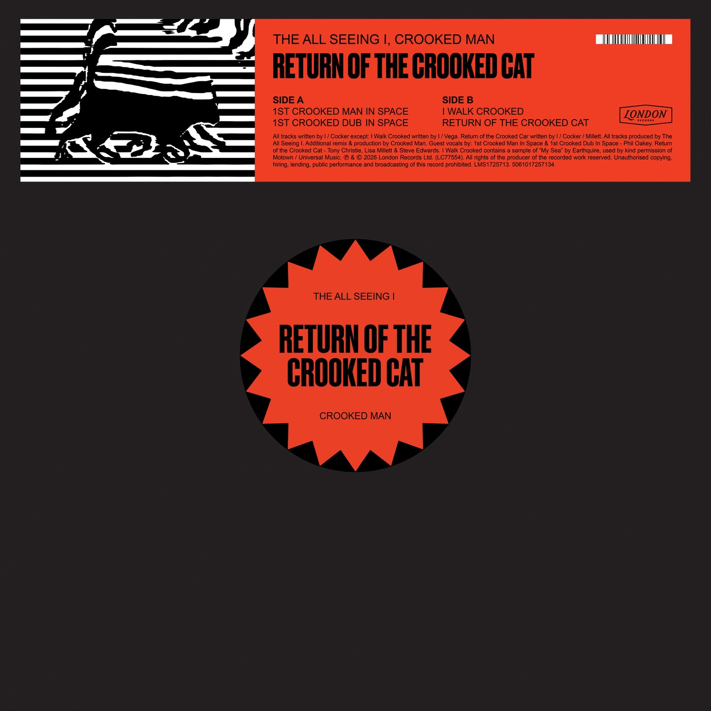 All Seeing I, The, Crooked Man - Return of the Crooked Cat (RSD 2026)