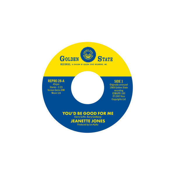 Jones, Jeanette - You'd Be Good For Me / Cut Loose