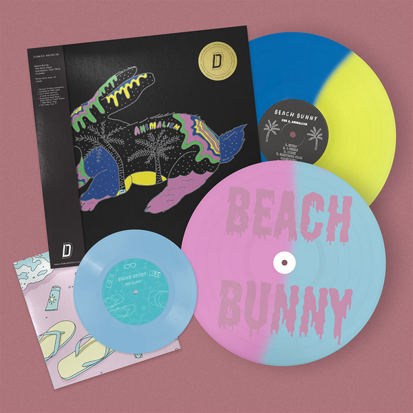 Dinked Edition - Half Blue/Half Yellow & Half Blue/Half Violet 2LP + 7" + D-Side Screen-print + Obi Strip