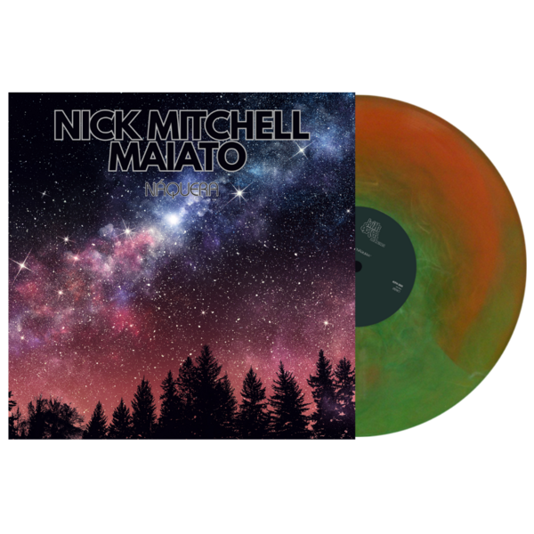 Olive Green And Orange Splatter LP