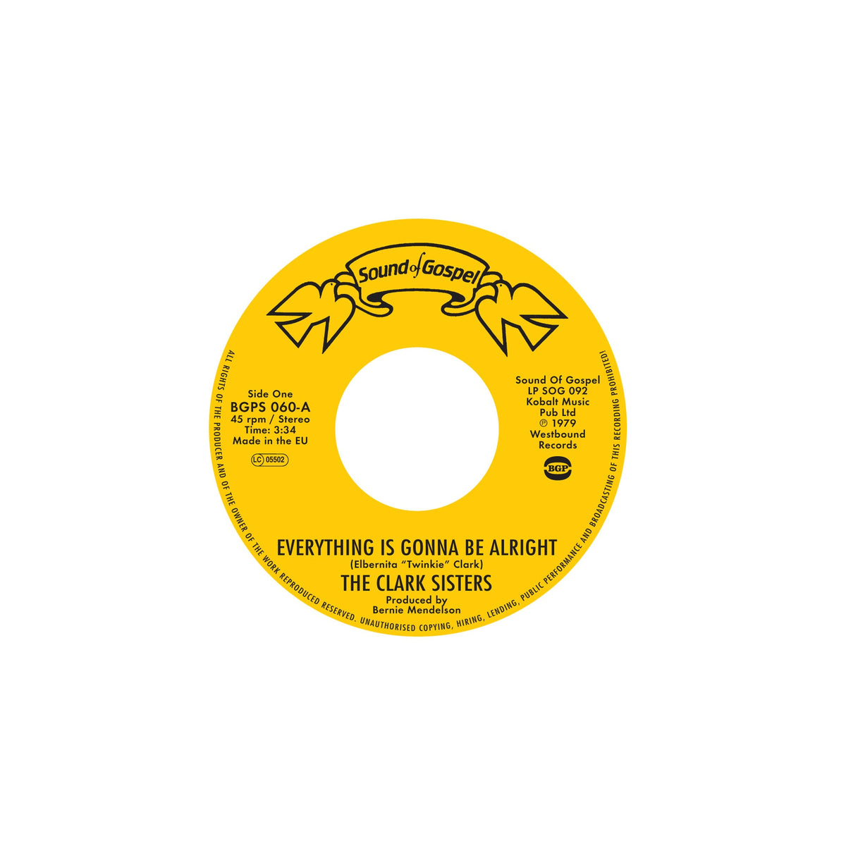 Clark Sisters, The - Everything Is Gonna Be Alright / You Brought The Sunshine (Edit)