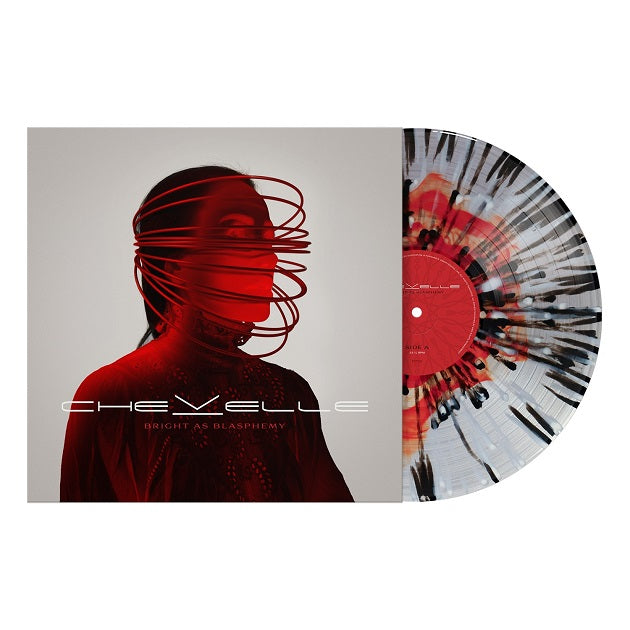 Limited 140g Ruby / Clear with White & Black Splatter LP