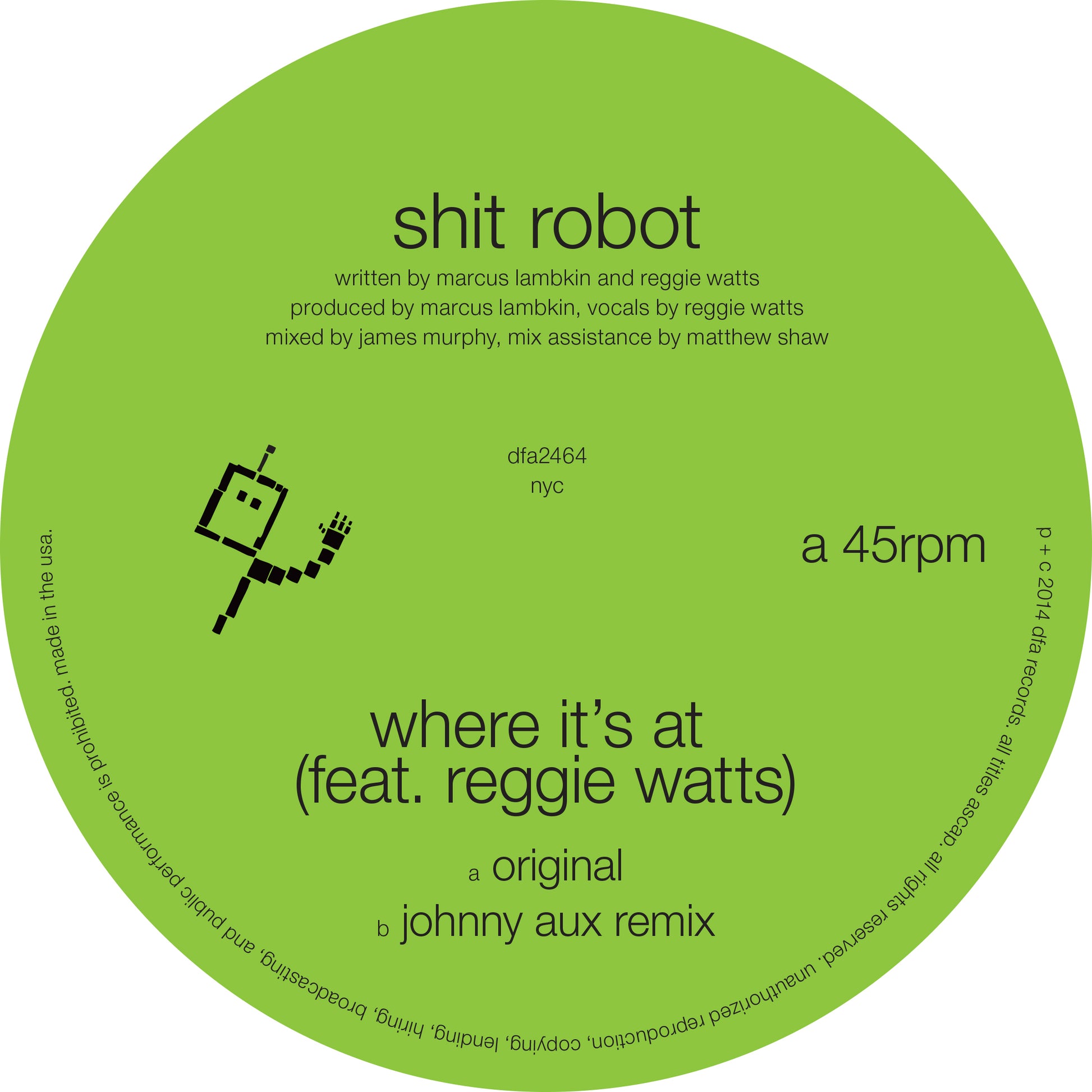 Shit Robot - Where It's At (Feat. Reggie Watts)