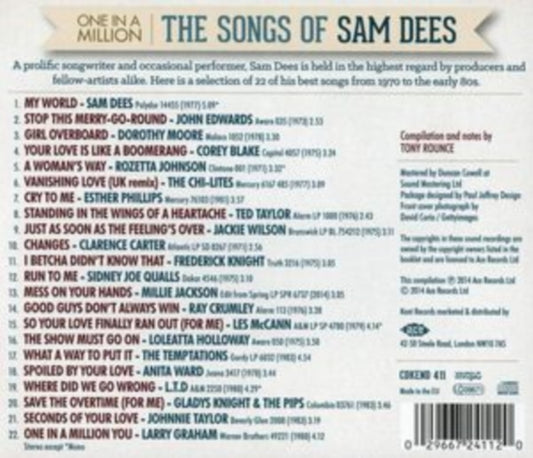 One In A Million: The Songs Of Sam Dees - One In A Million: The Songs Of Sam Dees