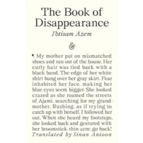 Azem, Ibtisam - The Book Of Disappearance