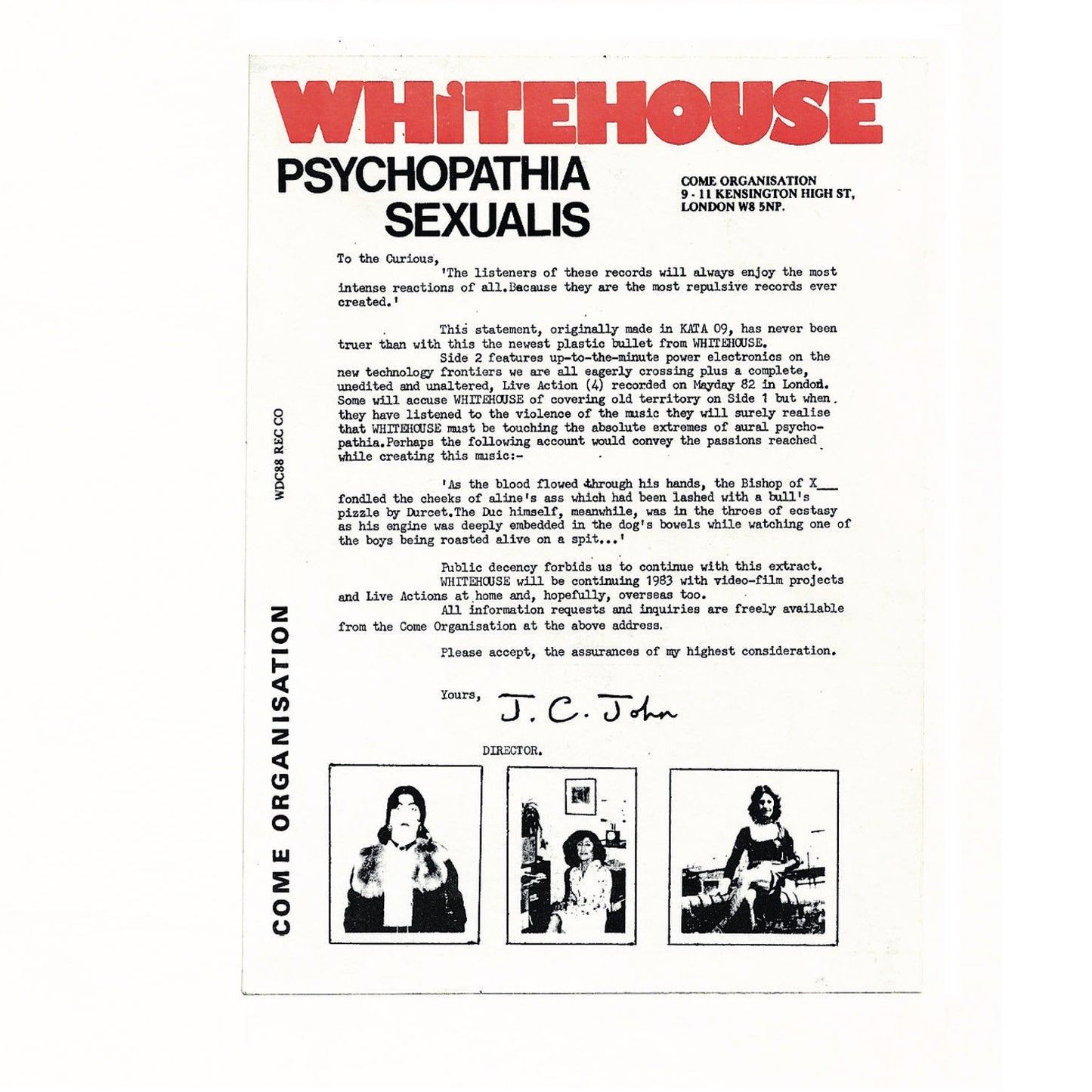 Whitehouse - Psychopathia Sexualis (Legacy Edition)