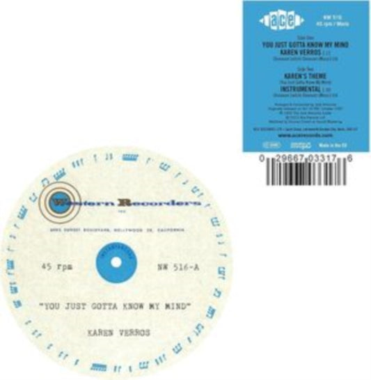 Verros, Karen - You Just Gotta Know My Mind / Karen's Theme (You Just Gotta Know My Mind)