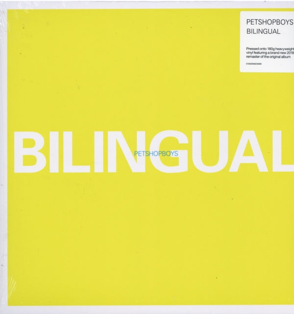 Pet Shop Boys - Bilingual (2023 Repress)