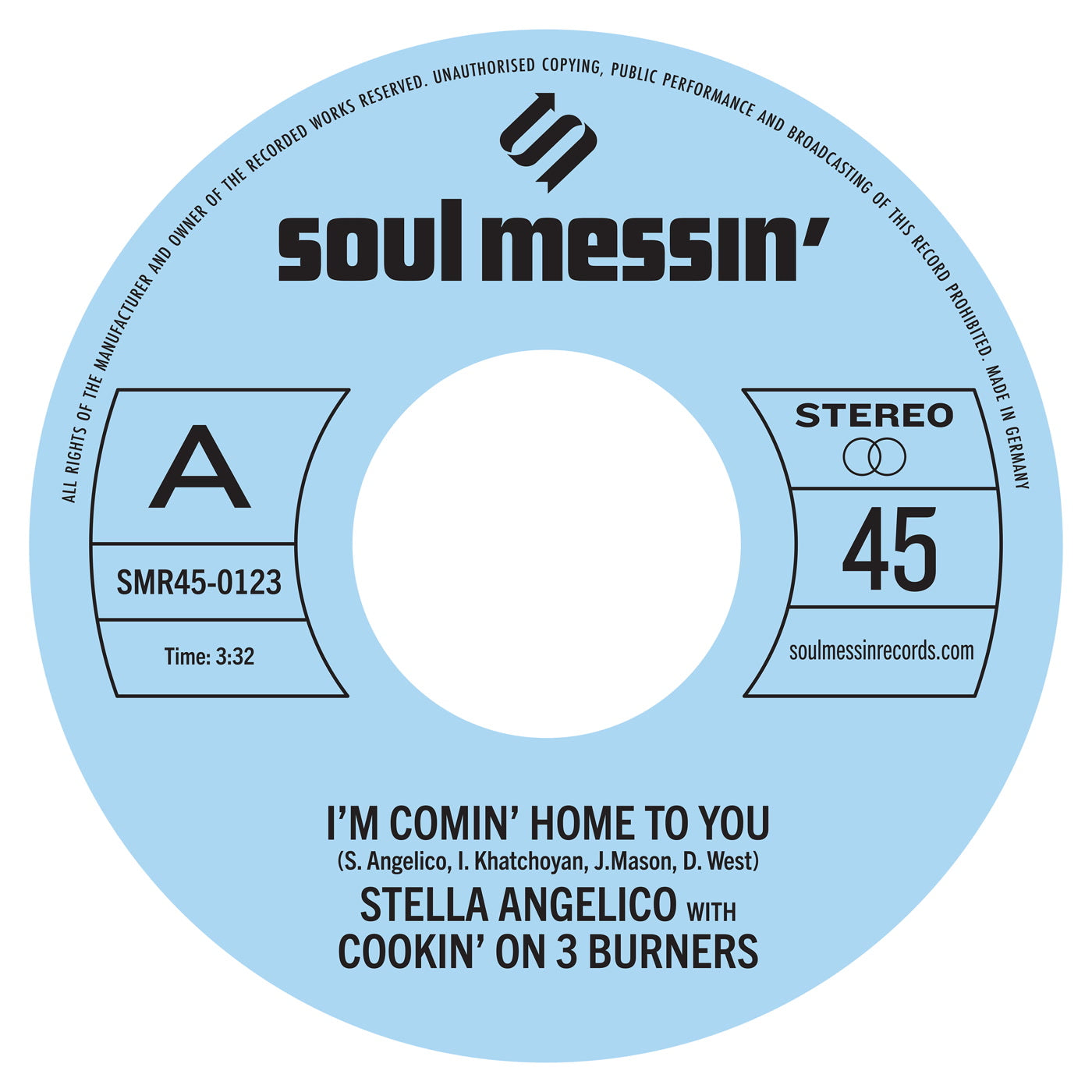 Cookin' On 3 Burners - I'm Comin' Home To You / Whole Woman