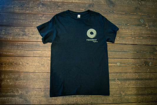 Resident T-Shirt - Black T | Green Ink