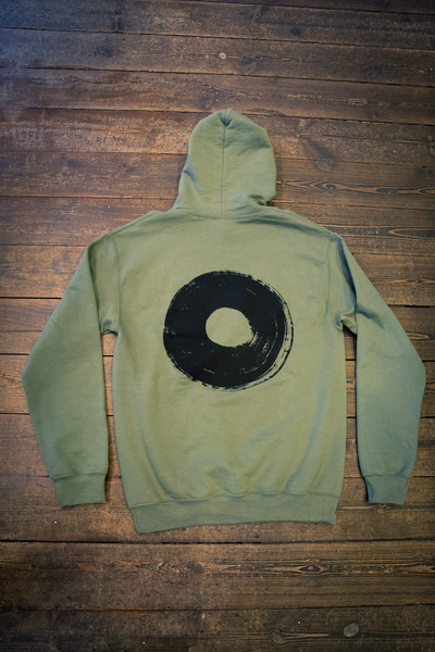 Resident Hoodie - Green Hoodie | Black Ink