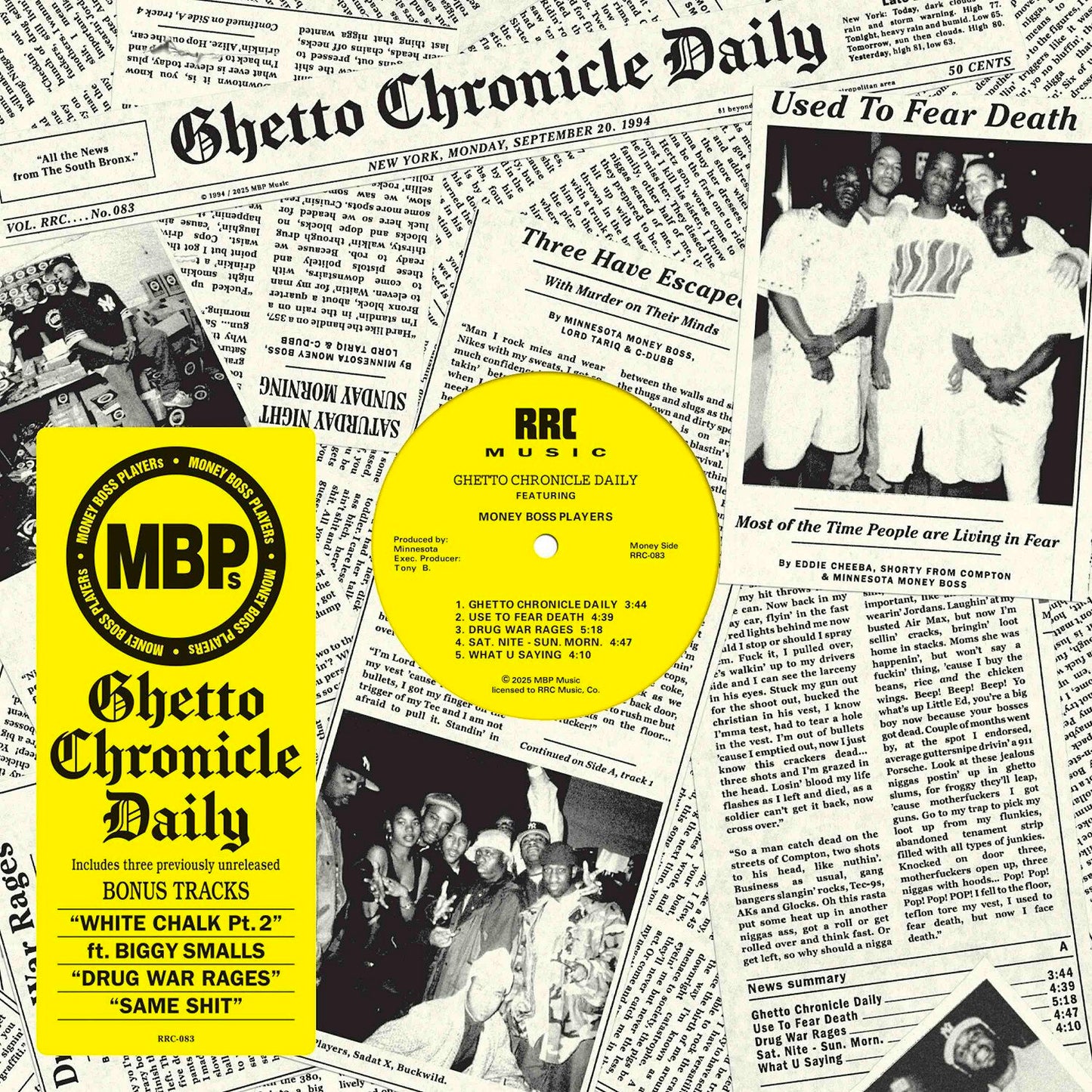 Money Boss Players - Ghetto Chronicle Daily (2026 Reissue)