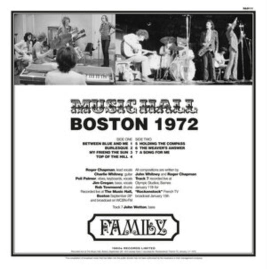 Family - BOSTON MUSIC HALL 1972