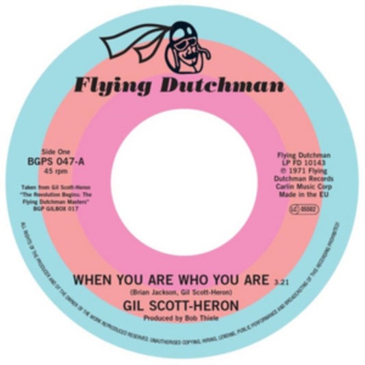 Scott-Heron, Gil - When You Are Who You Are / Free Will (Alt Take 1)