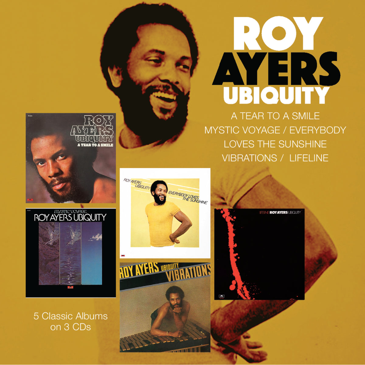 Ayers, Roy Ubiquity - Ubiquity (Five Classic Albums On Three CDs)